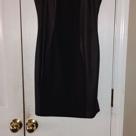 Guess black fitted embellished cocktail  dress  Sz 4 - Picture 2 of 11